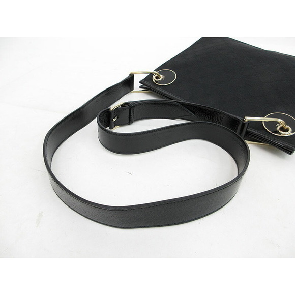 GUCCI GG Eclipse Black Crossbody Bag Black Canvas - Picture 6 of 10